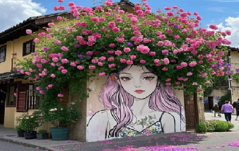 靖边怎么设计网红打卡墙绘