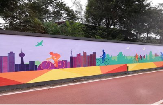 靖边墙体彩绘-围墙