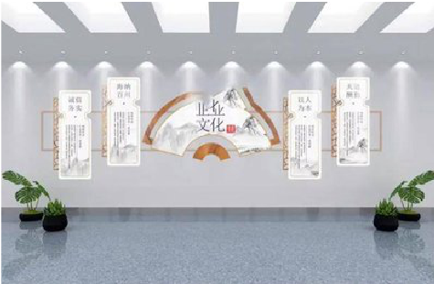 靖边企业文化墙设计的核心要素。