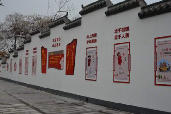 靖边墙体彩绘-乡村文化墙