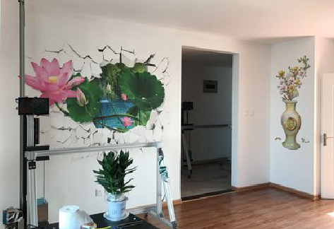 靖边墙体彩绘相比墙纸的优势。