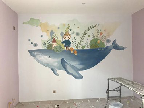 靖边手绘墙的特点及优势。