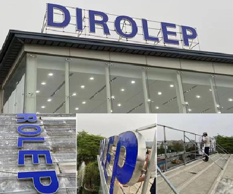 靖边楼顶发光字安装的注意事项。